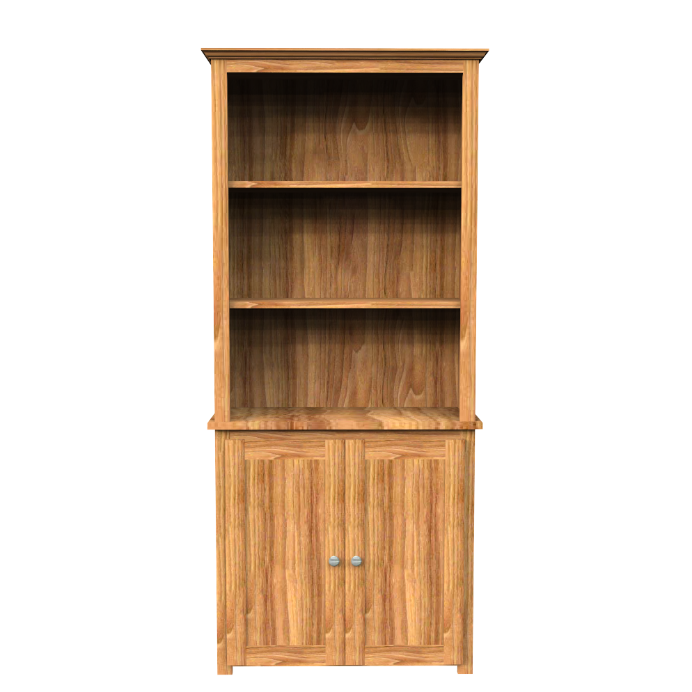 Berkshire Plymouth Bookcase Hutch