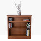 Acadia Cottage Bookcases: 12" deep nutmeg finish, charming rustic design, perfect for small spaces. Shelving is adjustable.