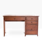 Acadia Shaker Student Desk with File Drawer features one wide drawer, two standard drawers, and one file drawer. Shown in Cherry finish.