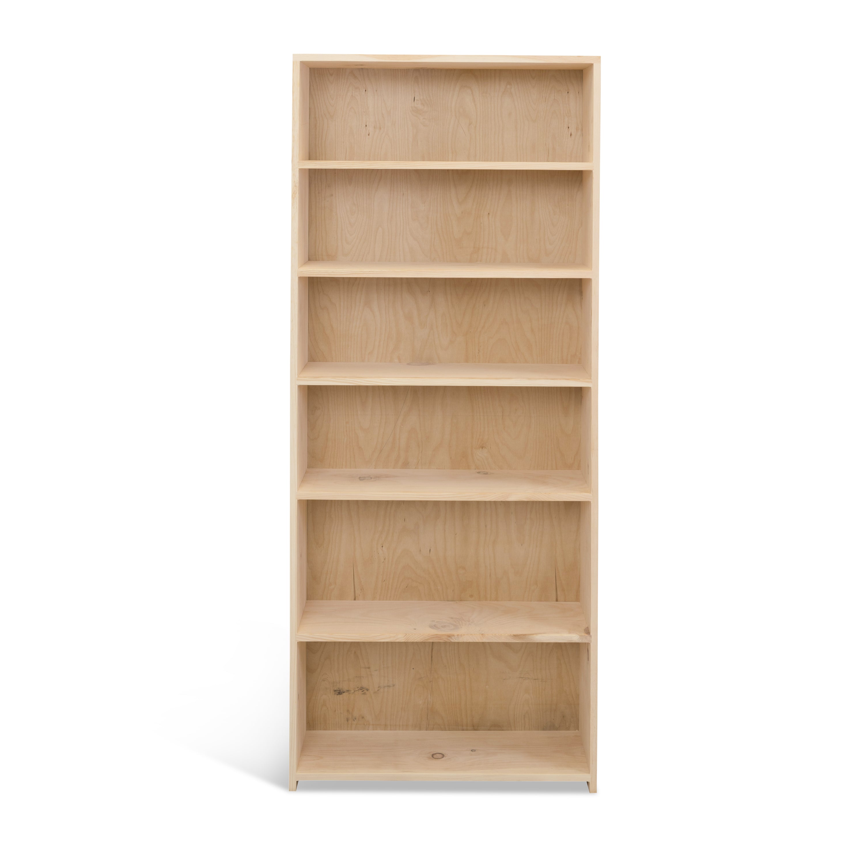 Unfinished on sale pine bookshelf