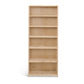 Evergreen Pine Bookcase with 9-1/4" depth shown unfinished.